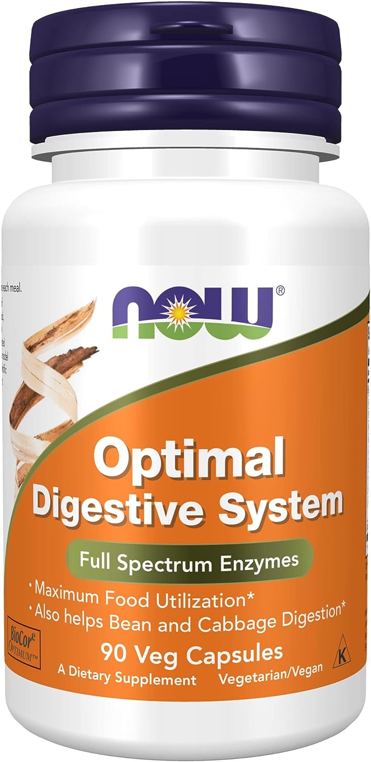 Now Enzimas Digestivas Optimal 90 Capsulas 